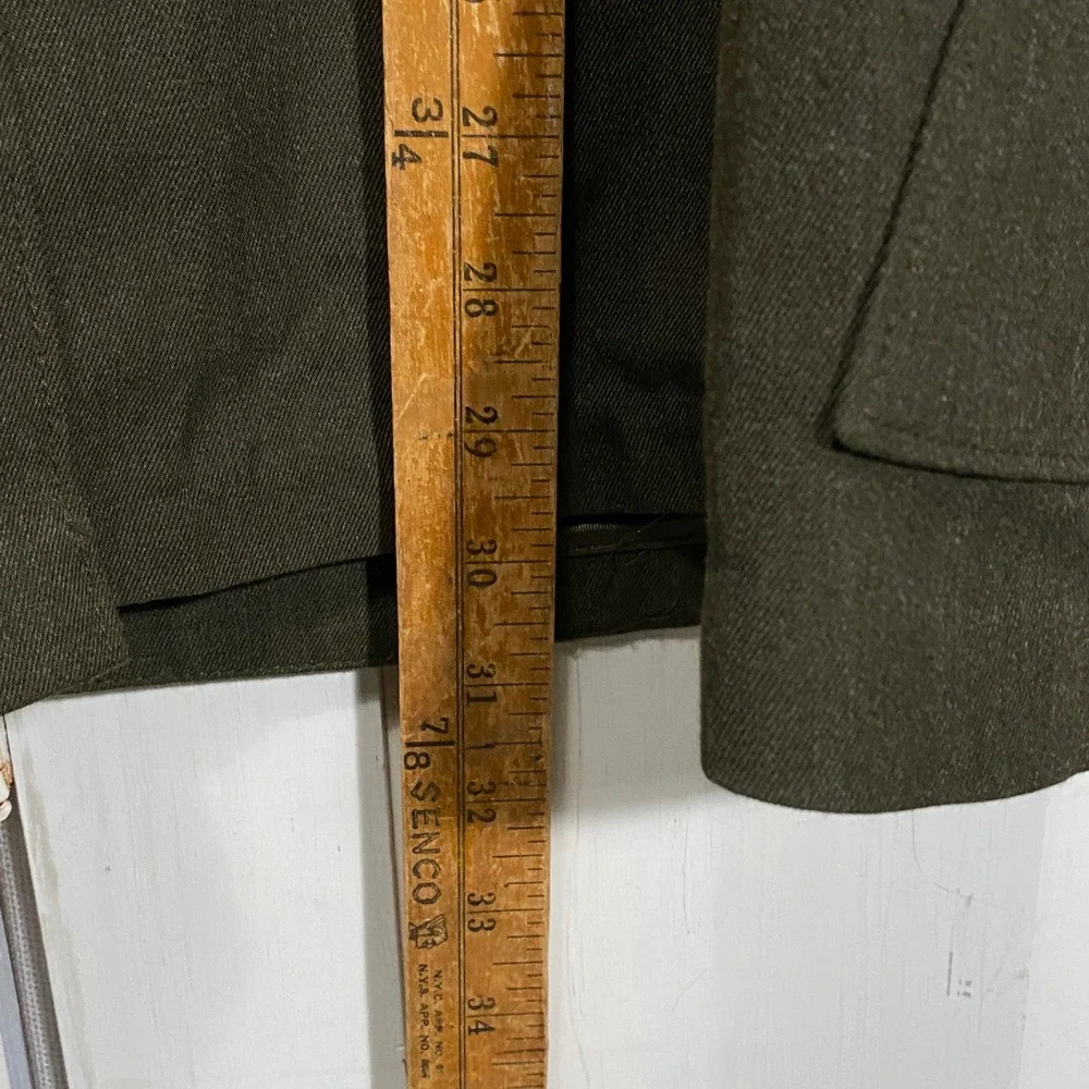 USMC Marine Corps Service Alpha Uniform Coat Olive Green Wool 39R Crown Clothing